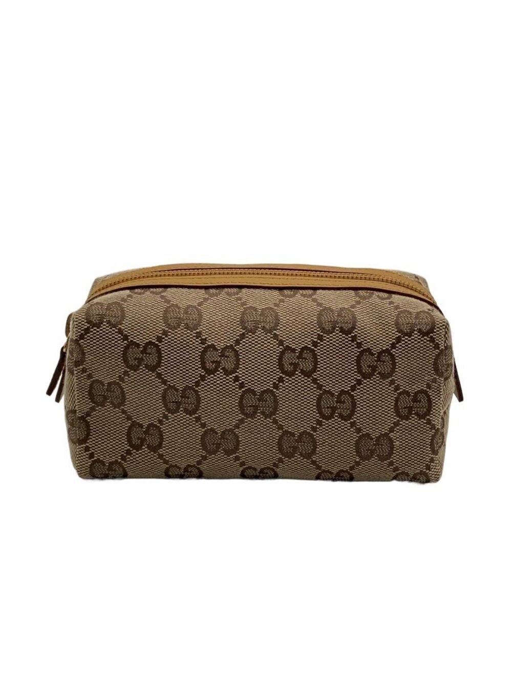 Gucci Pouch Clutch Beige Cream All over